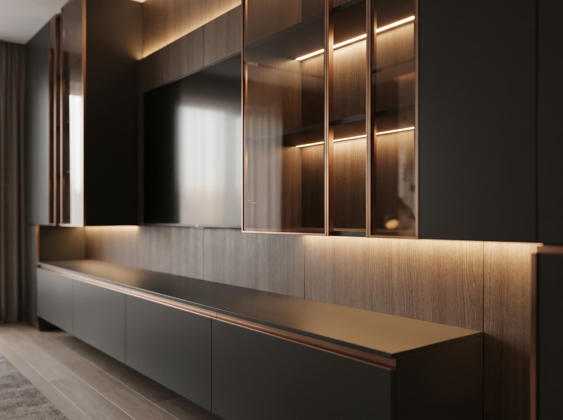 Kurumsal Showroom Mat Lake Duvar Sistemi